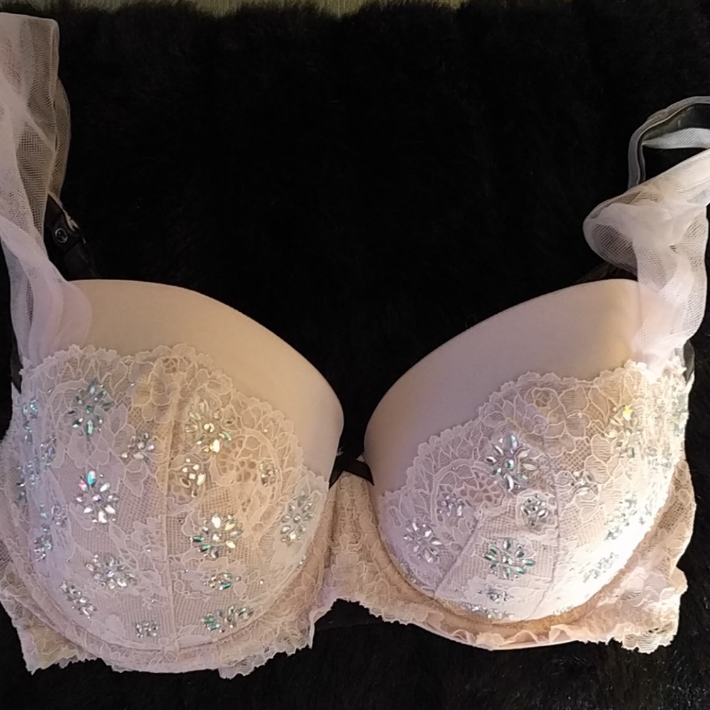 Victoria secret holo rhinestone bra